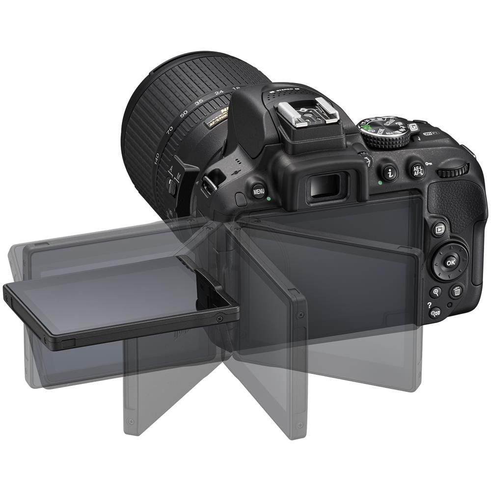 D5300 Kit 18-140 VR + SD 8 GB Lexar Sensore CMOS da 24.2 Mpx Display 3.2'' Filmati in Full HD Wi-Fi integrato GPS  - Foto 13