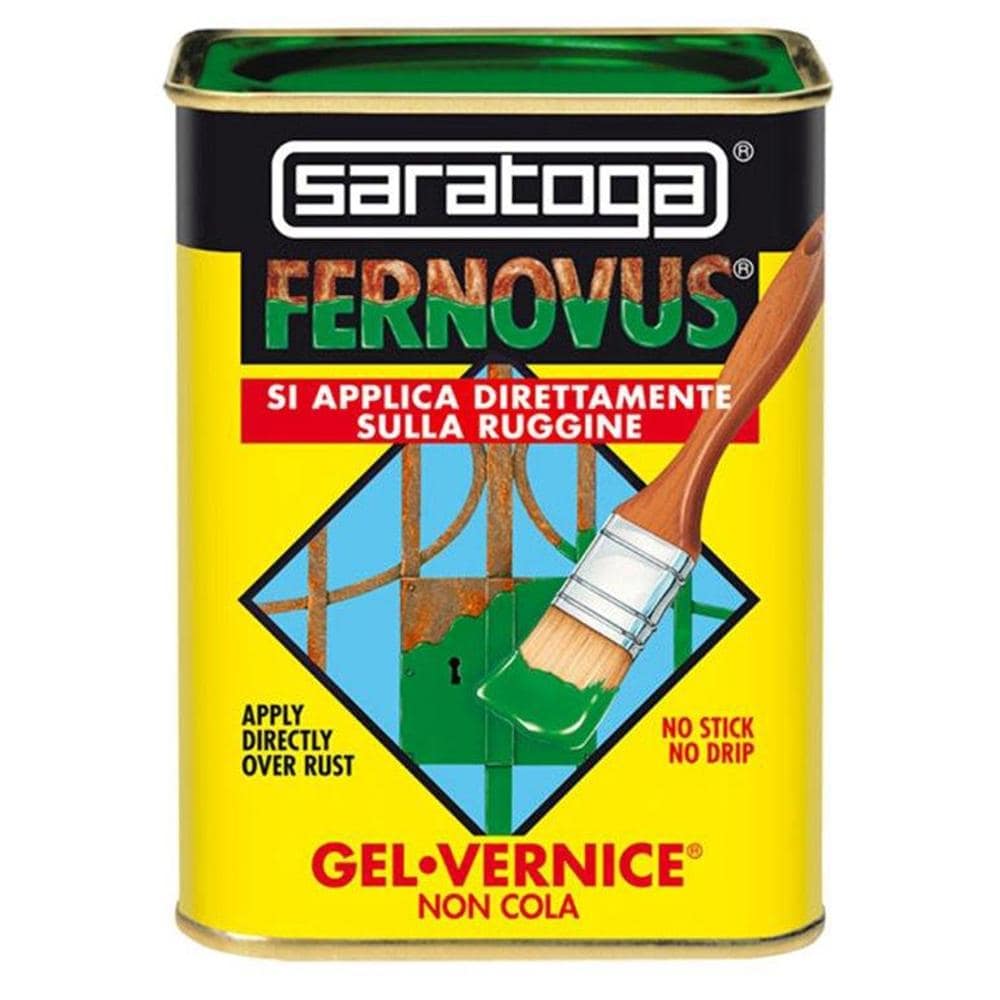 Vernice Gel Antiruggine Pronta All'Uso Senza Bisogno Di Trattamenti Preliminari, Latta Da 250 Ml Rosso Brillante - Foto 1