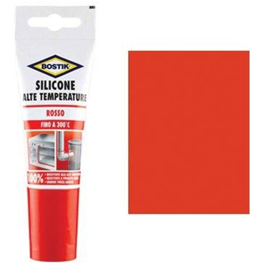 Silicone alta temperatura rosso ml. 60 - Foto 5