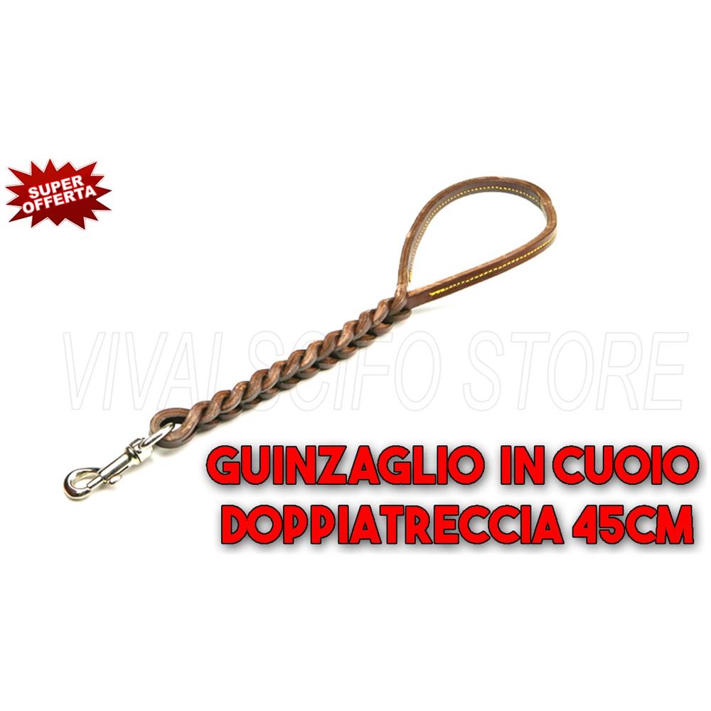 Guinzaglio Doppia Treccia Cuoio 450 - Foto 2