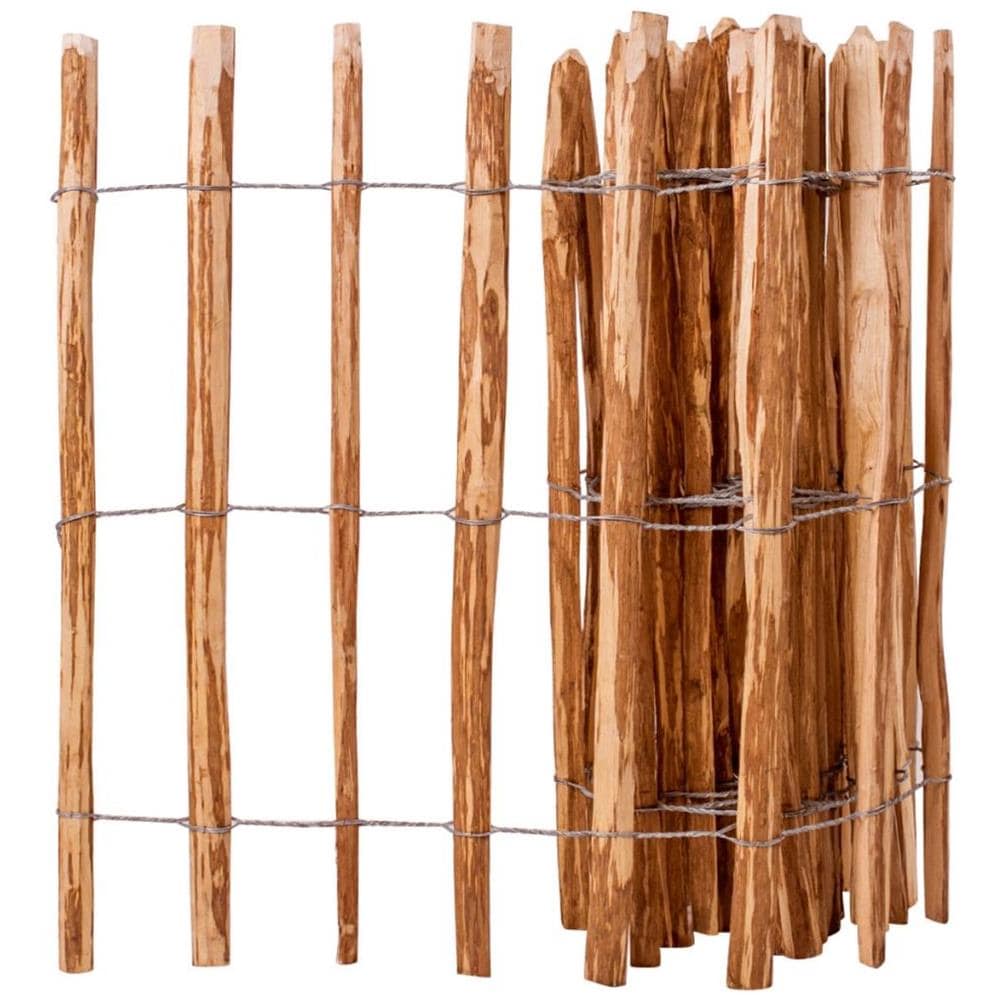 Staccionata in Legno di Nocciolo 90x500 cm - Foto 1