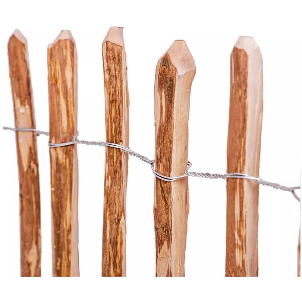 Staccionata in Legno di Nocciolo 90x500 cm - Foto 4