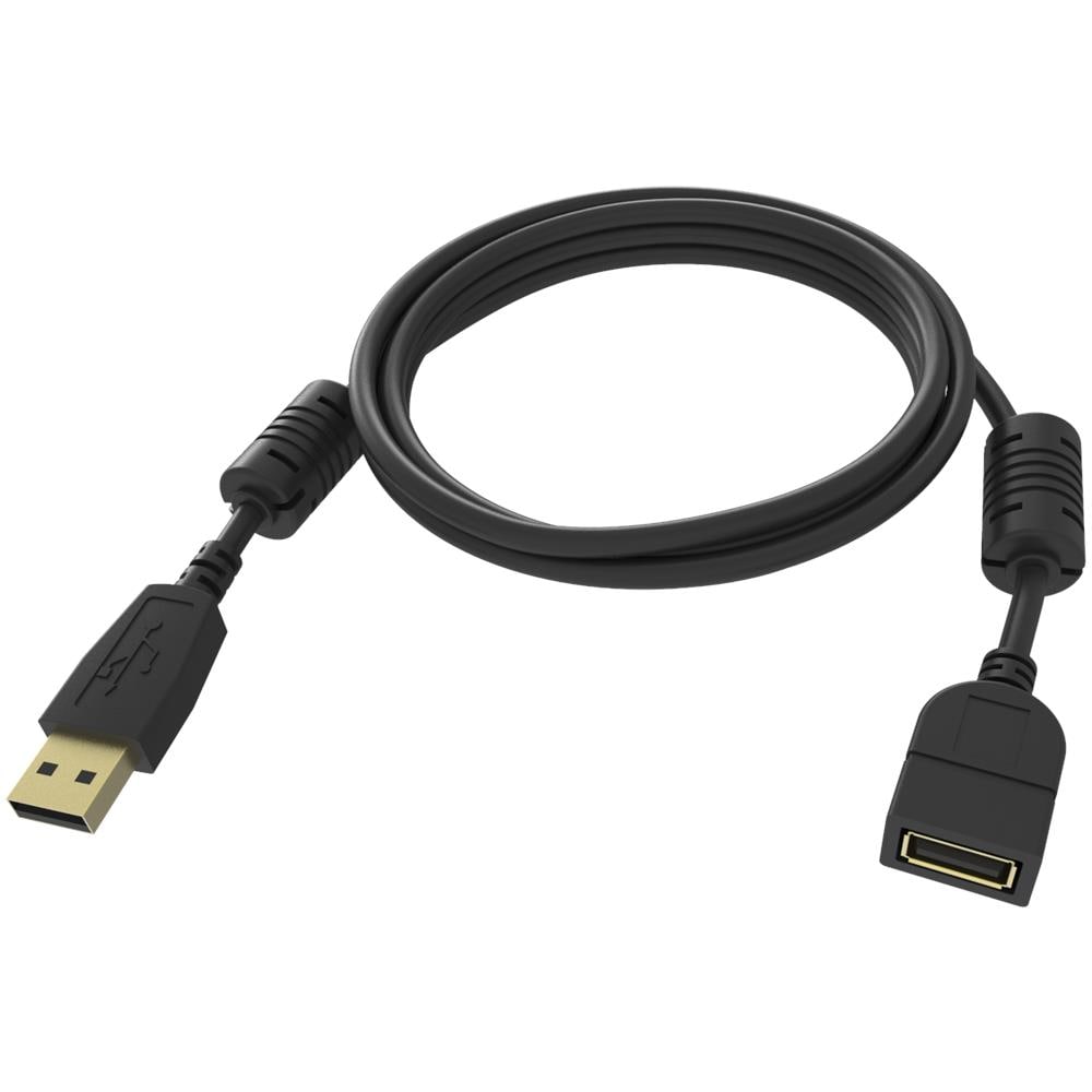 2m Black USB 2.0 extension cable - Foto 1