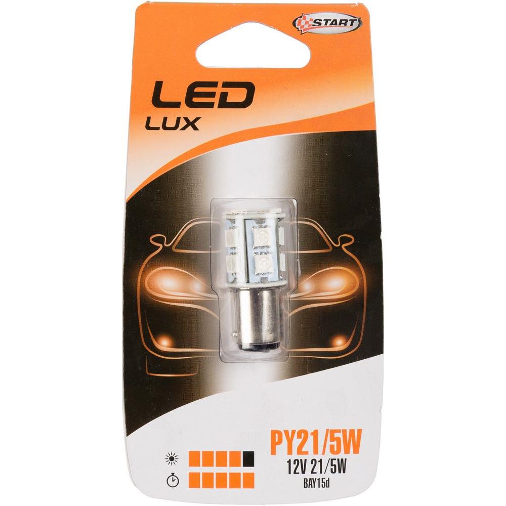 Py21/5w Lampadina Singola 13 Led Arancio Per Luci Auto 12v 21/5w Bay15d - Foto 2