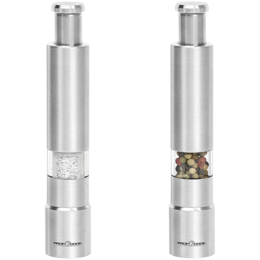 Pc-psm 1160 Set Macinapepe E Macinasale Composto Da 2 Macinini, Cilindro In Acciaio Inox Di Alta Qualità - Foto 2