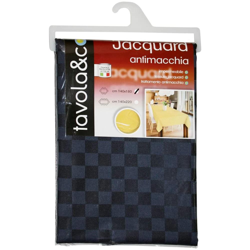 Tovaglia Confezionata 140x180 Cm Jacquard Blu - Foto 1