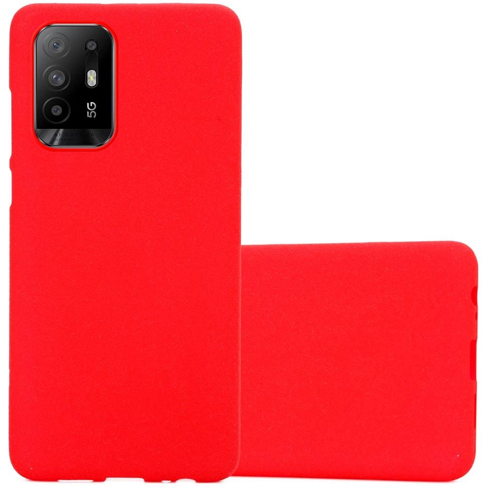 Custodia Compatibile Con Oppo A94 5g In Frost Rosso - Coperchio Protettivo In Silicone Tpu Flessibile - Foto 1