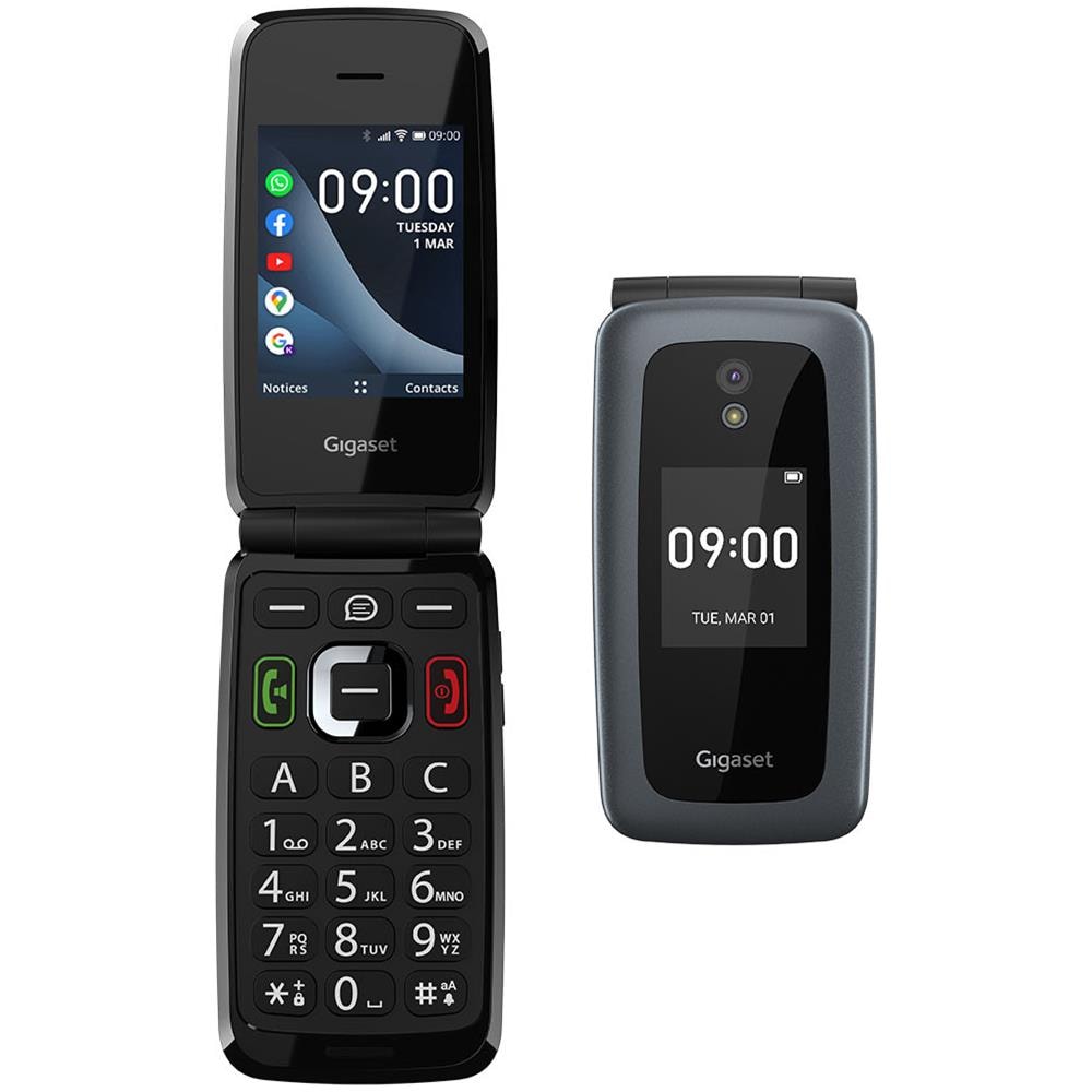 GL7 Senior Phone Dual Sim Display 2.8" Micro SD 4G Bluetooth con Tasti Grandi + SOS Fotocamera 2 MP Colore Nero - Italia - Foto 1