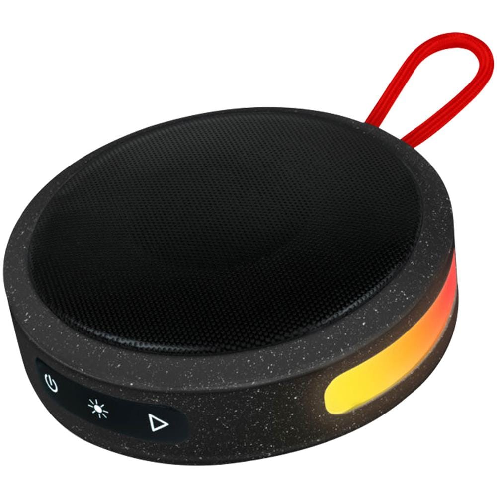 Altoparlante Bluetooth Luminoso Compatto Con Cinturino Party Nano Nero - Foto 1
