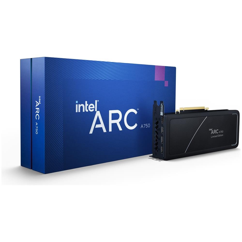Arc A750 Graphics 8 GB GDDR6 Pci-E 2x DisplayPort / 2x HDMI Limited Edition - Foto 1