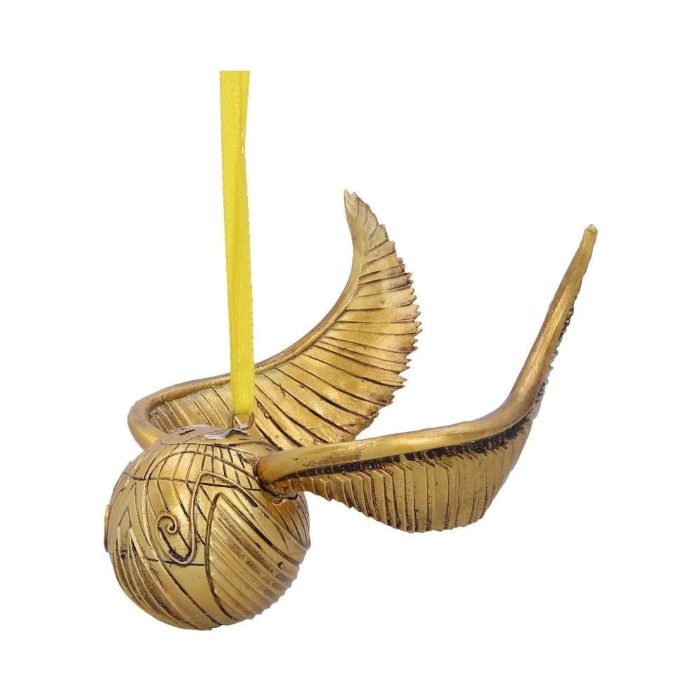 Nemesis Now - Harry Potter - Golden Snitch Quidditch Festive Decorative Hanging Ornament 10.5cm - Foto 1