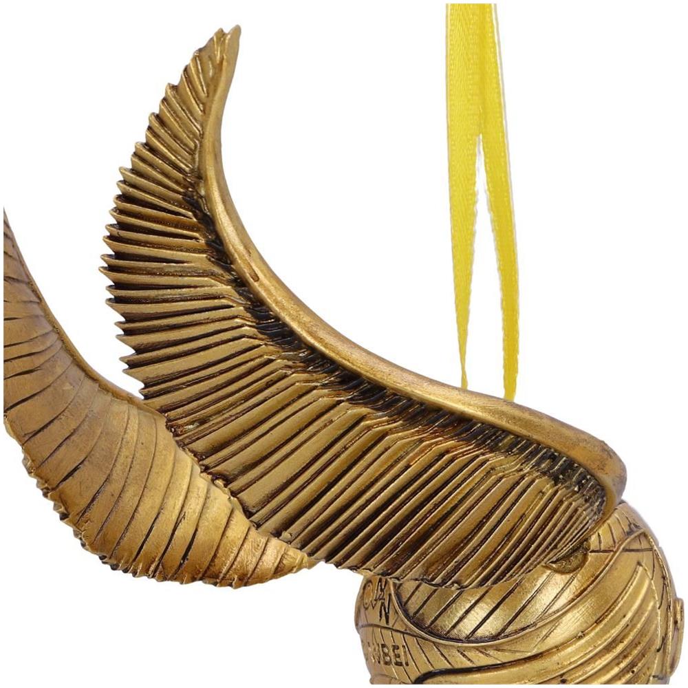 Nemesis Now - Harry Potter - Golden Snitch Quidditch Festive Decorative Hanging Ornament 10.5cm - Foto 7