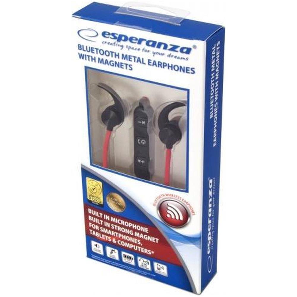 Eh186k Cuffie /auricolare Wireless Auricolare Sport Bluetooth Nero, Rosso - Foto 2