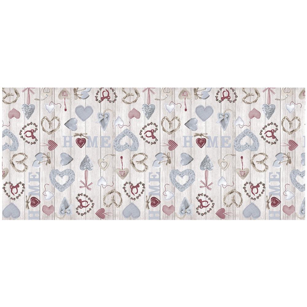 Tappeto Passatoia Cucina Antimacchia Antiscivolo Gommato Disegno Home 50x140 Home - Foto 1