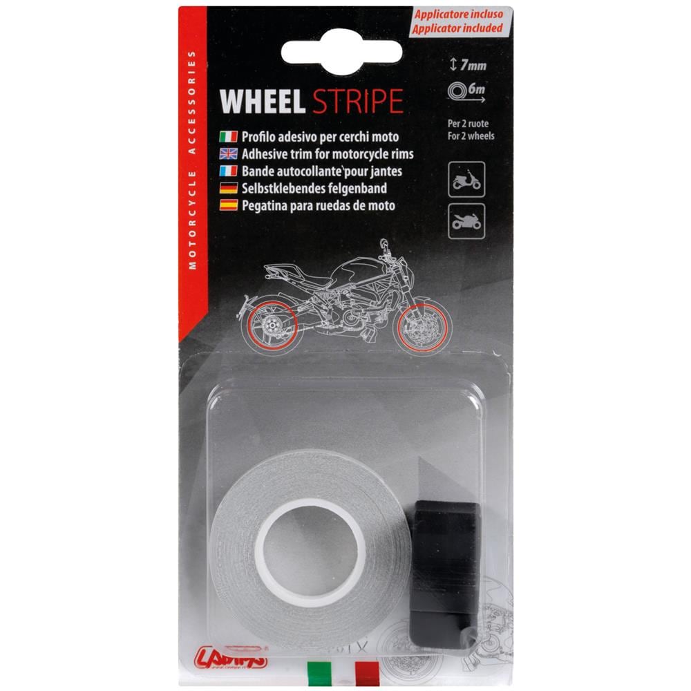 Wheel Stripe Reflective, Profilo Adesivo Per Cerchi Ruota - Bianco - Foto 2