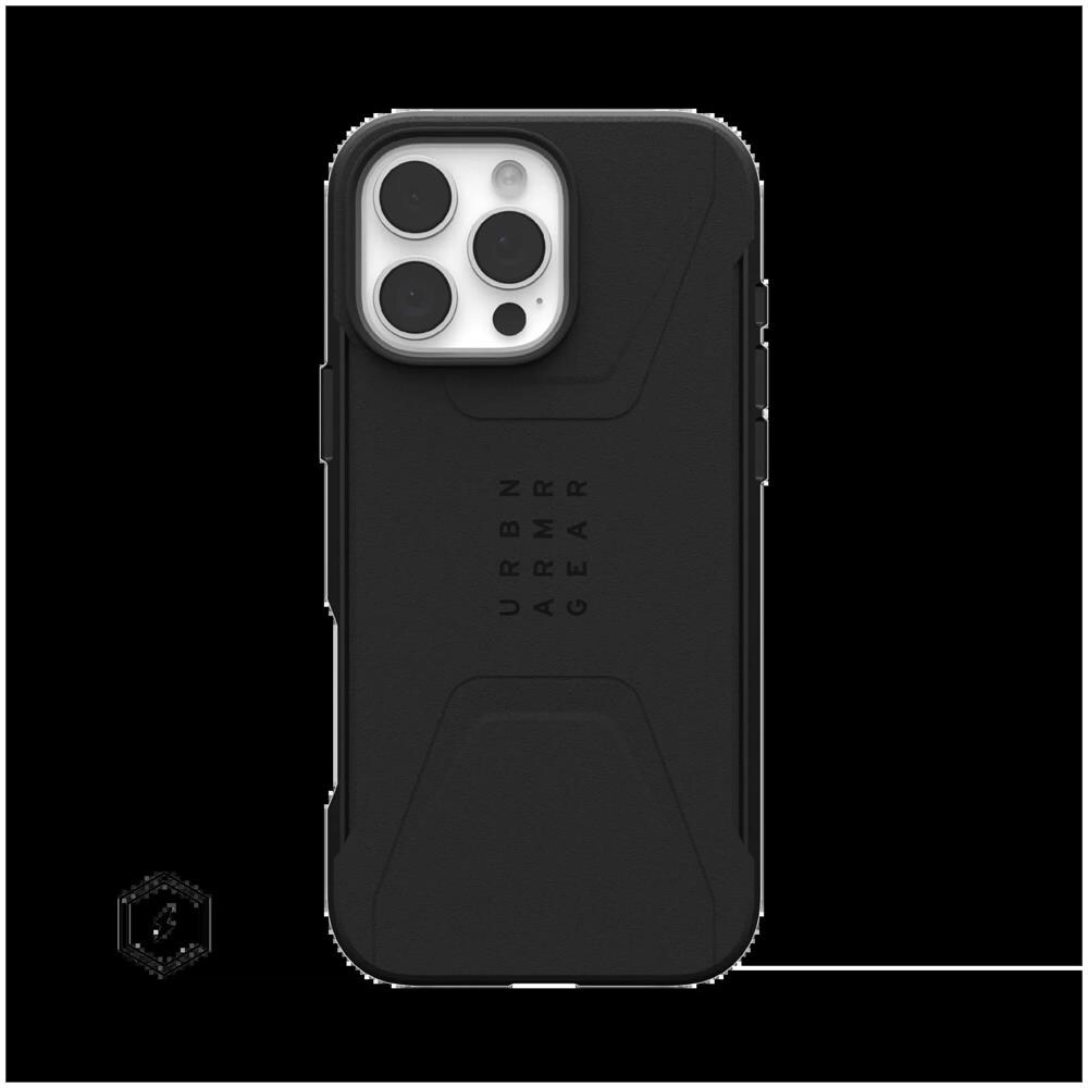 Civilian custodia per cellulare 17,5 cm (6.9") Cover Nero - Foto 1