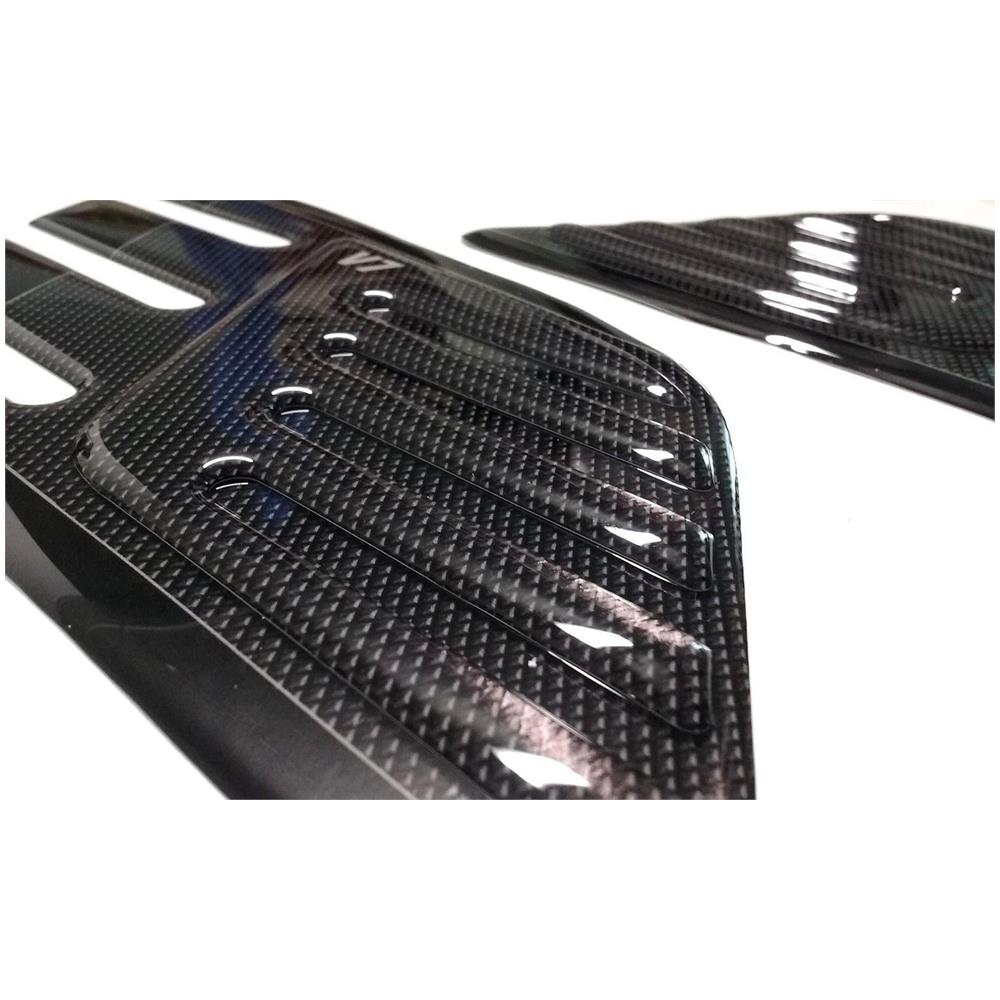 2 Protezioni Ginocchia Laterali Serbatoio 3D Compatibili Per Moto Guzzi V7 New - Foto 1