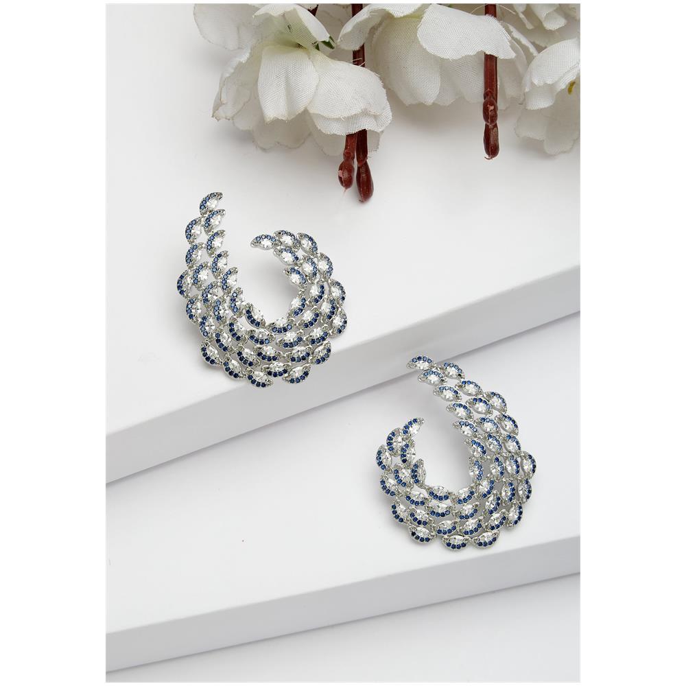 Collezione Diva Orecchini Nuvolosi in Zirconia Cubica - Foto 1