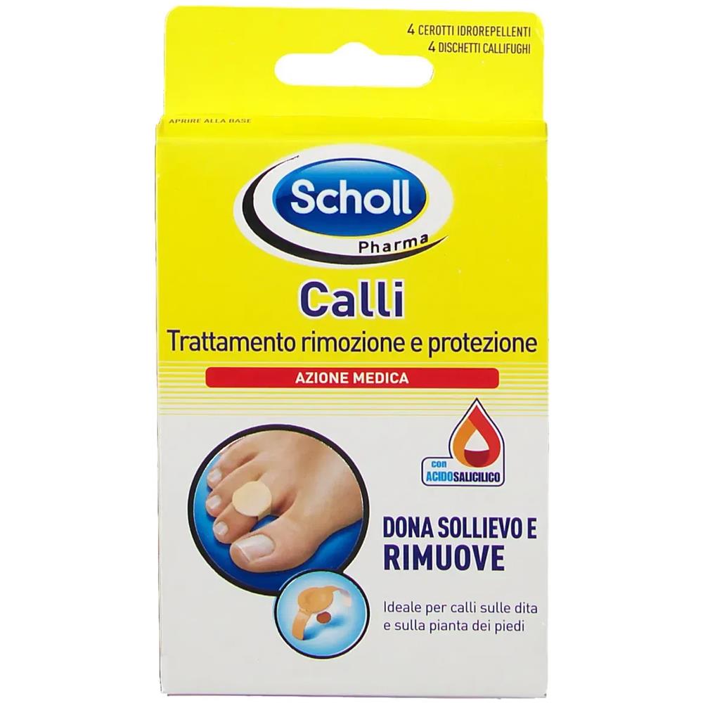Cerotto Callifugo Trattamento Rimozione /Protezione Calli 4 Cerotti Idrorepellenti + 4 Dischetti Callifughi - Foto 1