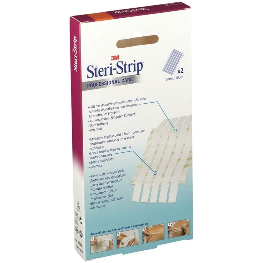 Cerotto per Sutura Steristrip Striscia 6 X 100 mm 10 Pezzi - Foto 5