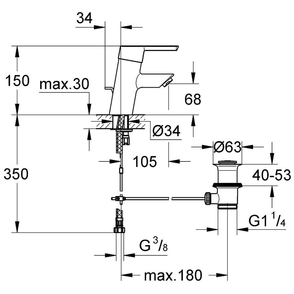 Feel Miscelatore Monocomando Lavabo - Foto 2