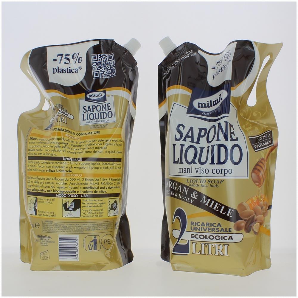 Sapone Liquido Busta 2 Argan&miele - Foto 1