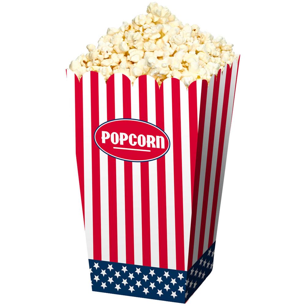 4 Scatole Per Pop Corn Usa Taglia Unica - Foto 1