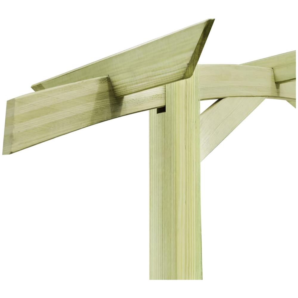 Pergola da Giardino Legno di Pino Impregnato 180x210x40 cm - Foto 5