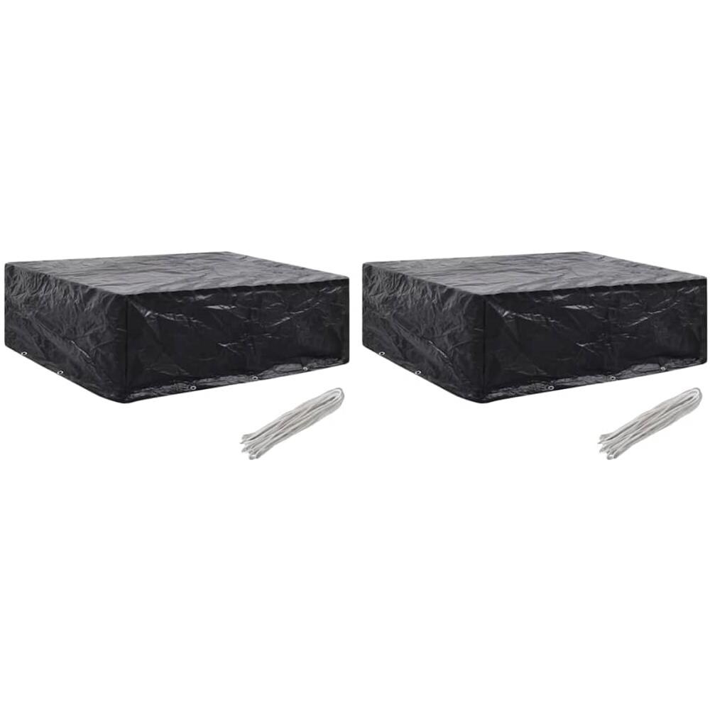 Coperture Arredi Giardino 2pz 8 Occhielli 250x210x90 Cm - Foto 1