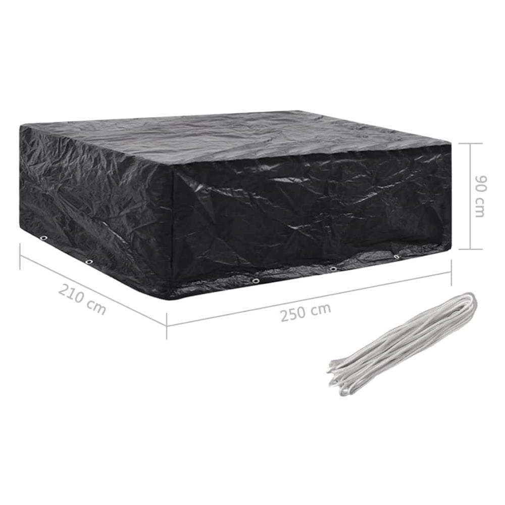 Coperture Arredi Giardino 2pz 8 Occhielli 250x210x90 Cm - Foto 7