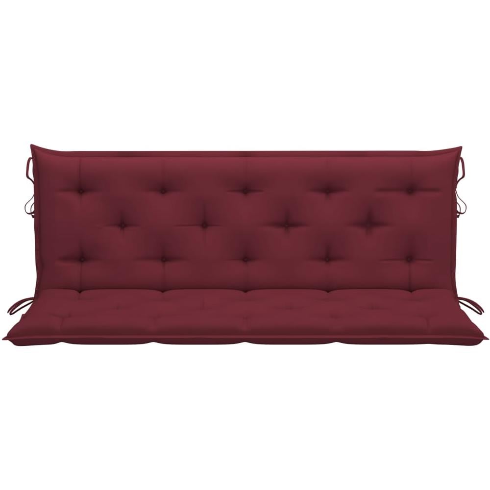 Cuscino per Panca Rosso Vino 150x (50+50) x7cm in Tessuto Oxford - Foto 2