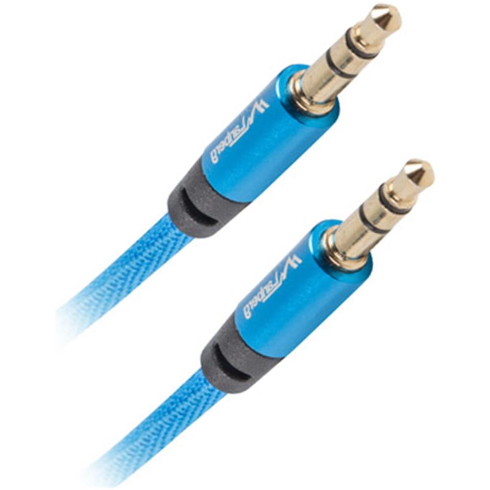 Ca-mjmj-10cu-0010-bl Audio-kabel 1 M 3.5mm Blau (ca-mjmj-10cu-0010-bl)  - Foto 2