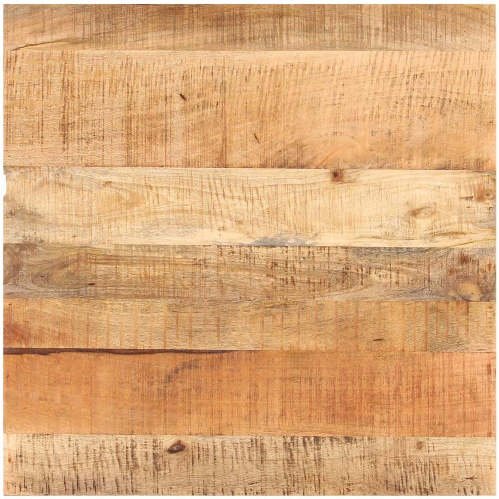 Tavolino Da Bistrot Quadrato 80x80x75 Cm Legno Di Mango Grezzo - Foto 2