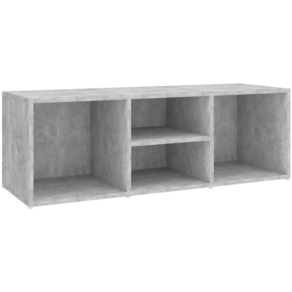 Panca Porta Scarpe Grigio Cemento 105x35x35cm Legno Multistrato - Foto 1