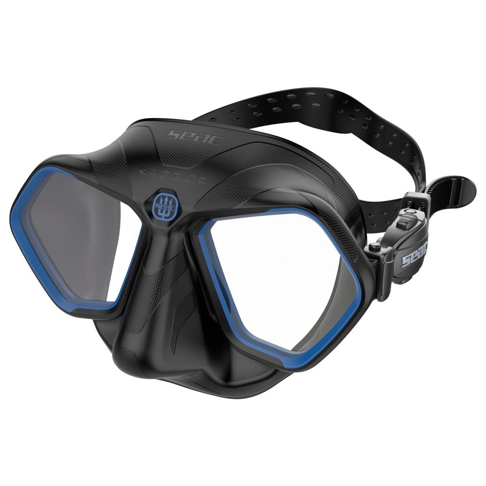 Maschera Raptor Trasparente Nero / blu - Foto 1