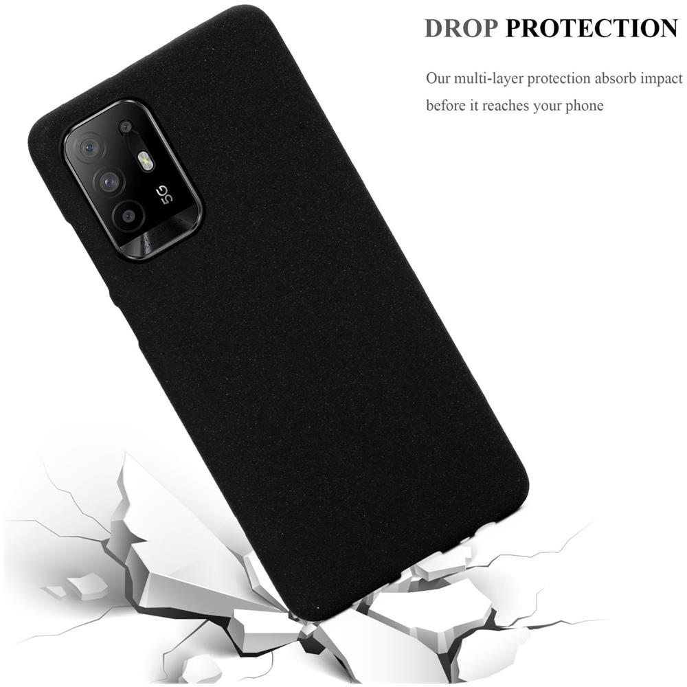 Custodia Compatibile Con Oppo A94 5g In Frost Nero - Coperchio Protettivo In Silicone Tpu Flessibile - Foto 6