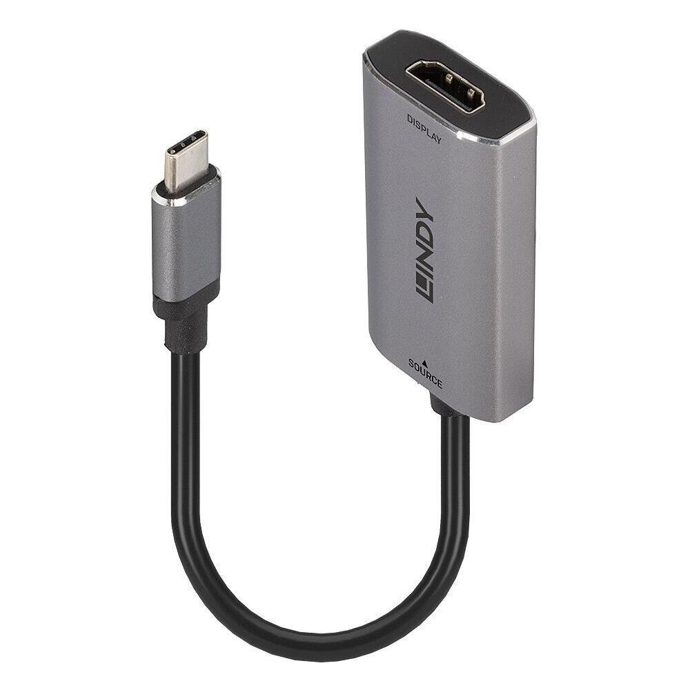 43327 cavo e adattatore video 0,11 m USB tipo-C HDMI Nero, Grigio - Foto 1