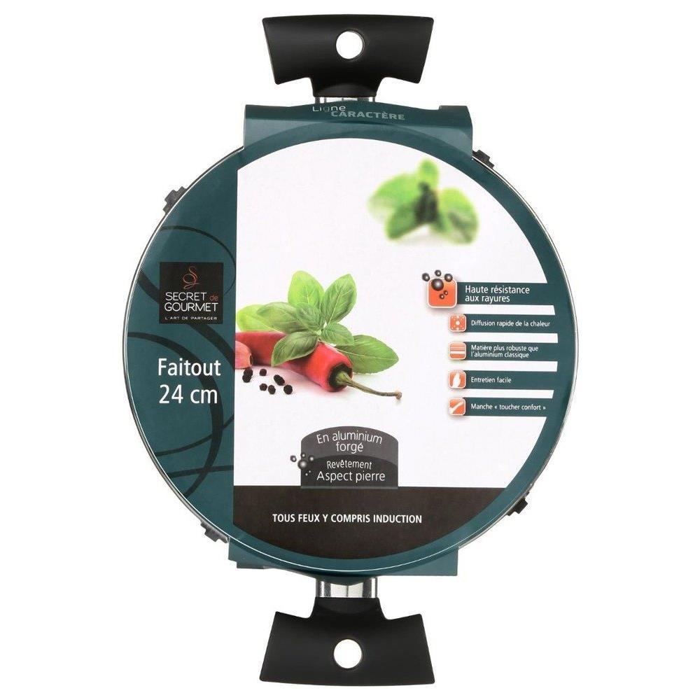 Pentola In Alluminio Con Rivestimento In Marmo Ø 24 Cm+ Coperchio - Foto 6