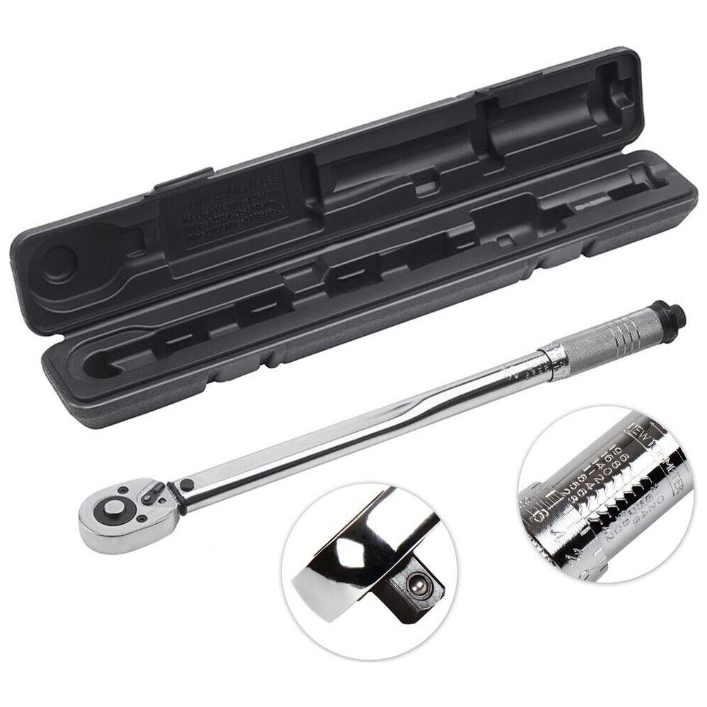 Gloriashoponline Chiave Dinamometrica 1/2" Cricchetto Bulloni Bussole Auto Moto - Foto 2