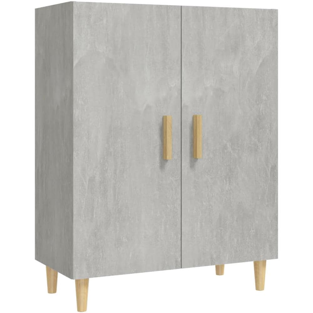 Credenza Grigio Cemento 70x34x90 Cm In Legno Multistrato - Foto 2