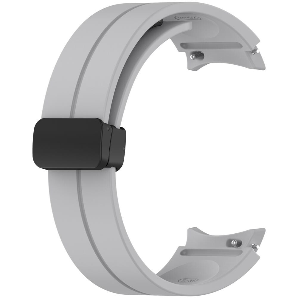 Cinturino In Silicone 20 Mm Per Samsung Galaxy Watch 5/4 Lightgrey - Foto 5
