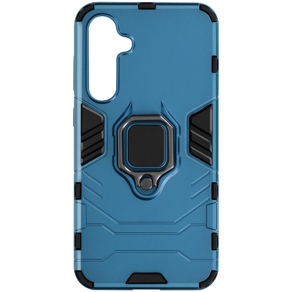 Cover Per Samsung Galaxy S23 Fe Con Anello Supporto Collezione Ring Celeste - Foto 1