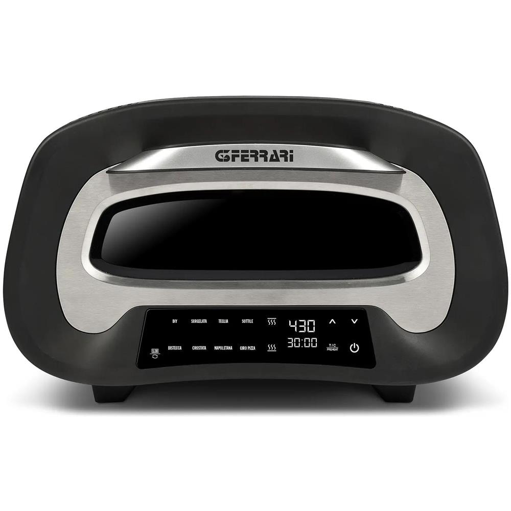 Forno per Pizza G10186 con Temperatura 80° - 430°C Potenza 1700 W Colore Nero Argento - Foto 1