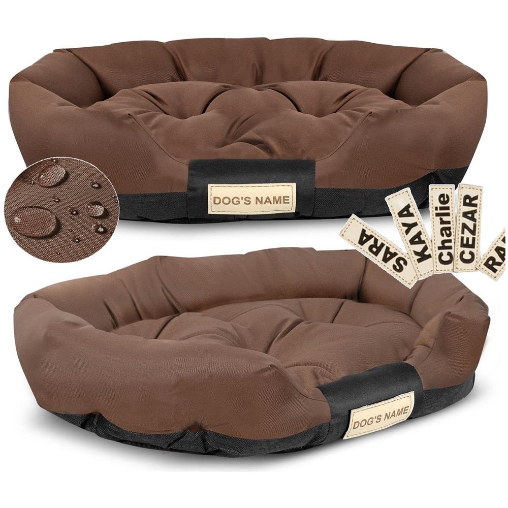 100x75 cm Cuccia per cani personalizzabile impermeabile marrone - Foto 1