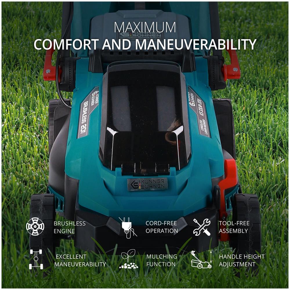 Tosaerba Senza Fili Ks 33lm-20v Tensione Nominale, V 20 Capacità Della Batteria Consigliata 2 Ah, 4 Ah - Foto 2