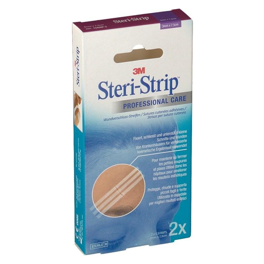 Cerotto per Sutura Steristrip Striscia 3 X 75 mm 10 Pezzi - Foto 1