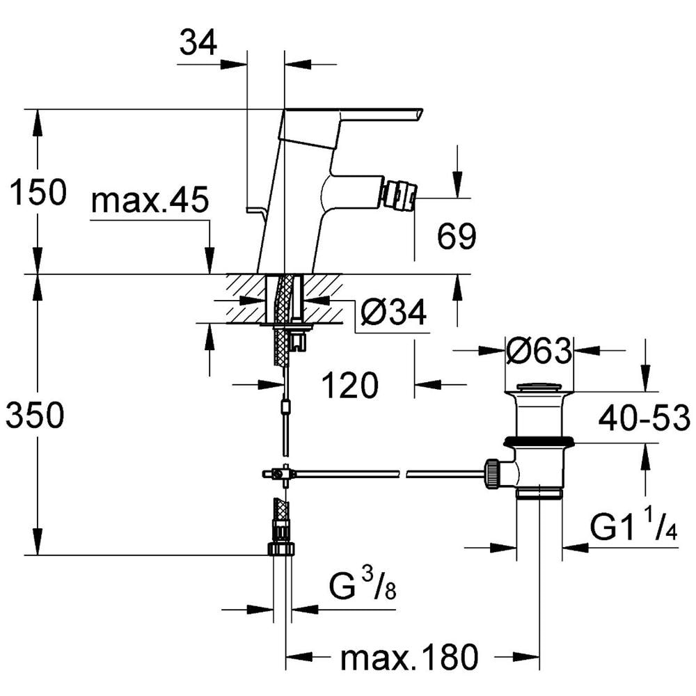 Feel Miscelatore Monocomando Bidet - Foto 2