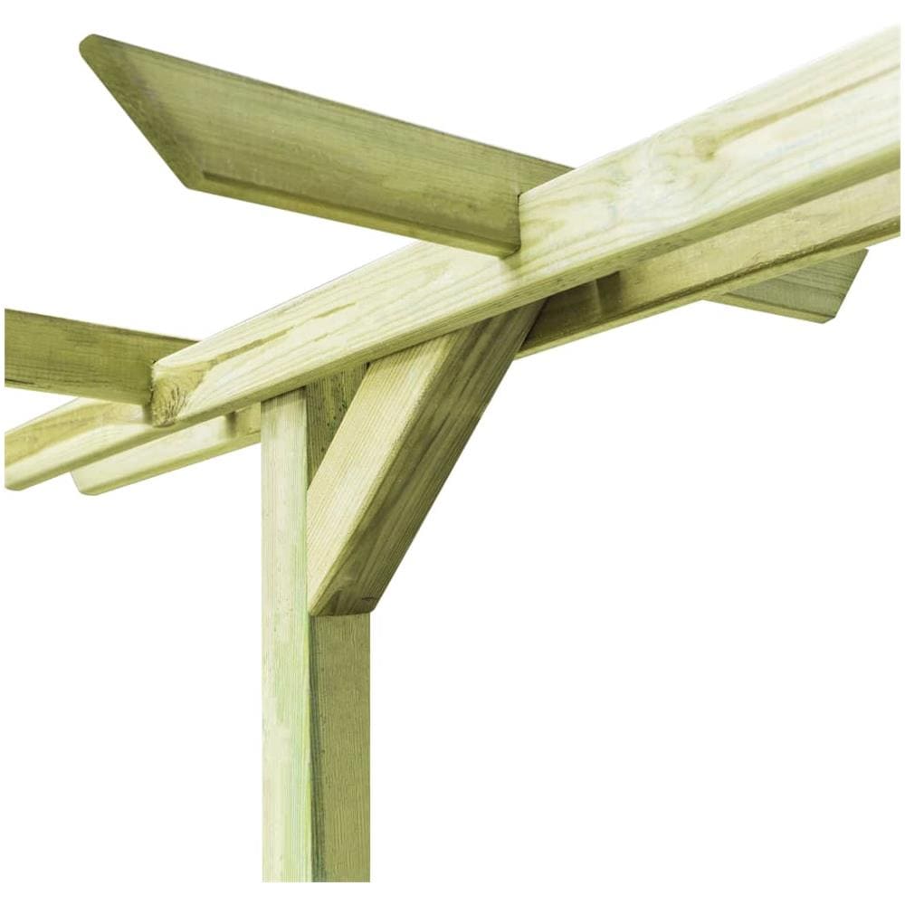 Pergola da Giardino Legno di Pino Impregnato 360x200x60 cm - Foto 5
