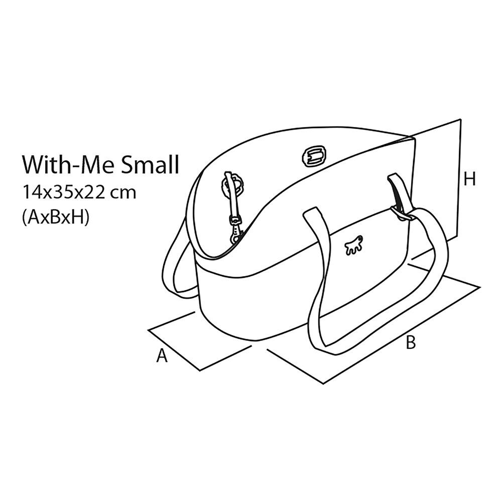 Borsa Trasportino With-me Small Viola - Foto 2