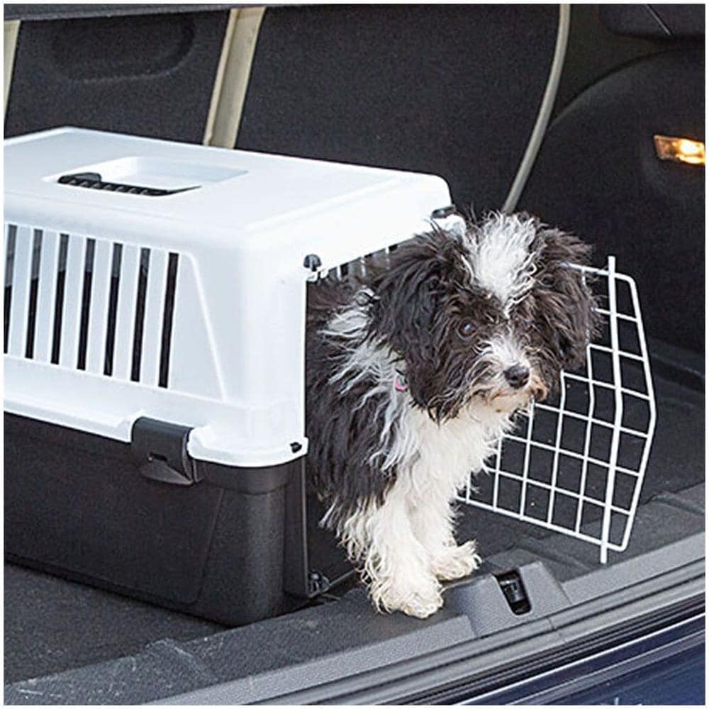 Trasportino Rigido Per Cani Piccola Taglia E Gatti Atlas 10 El, Porta In Acciaio Plasticato, Griglie Per L'aerazione - Foto 3